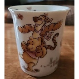 Winnie The Pooh Falling Leaves Pumpkins Cup Mug Disney